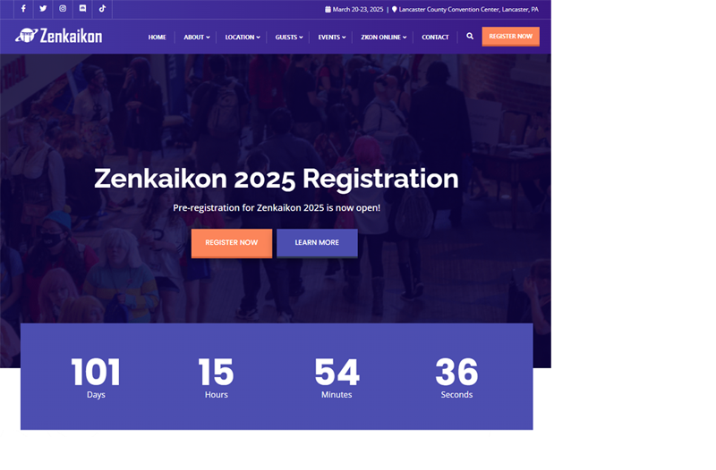 Event Website Management